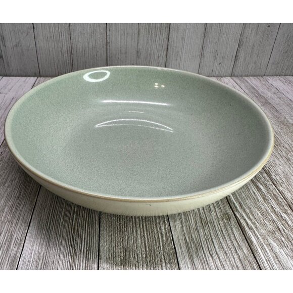 Vtg Denby Energy Celadon Cream England Dinner Bowl Stoneware 8.5" DIA Retired K - Picture 1 of 4